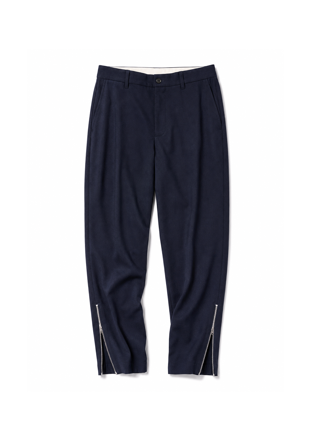 Homme Deux Navy Side Zip Pants