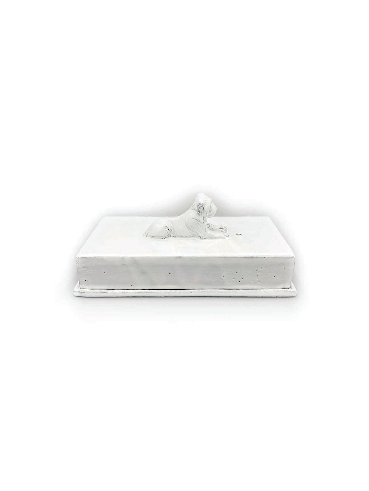 Astier de Villatte Lion Box Incense Holder
