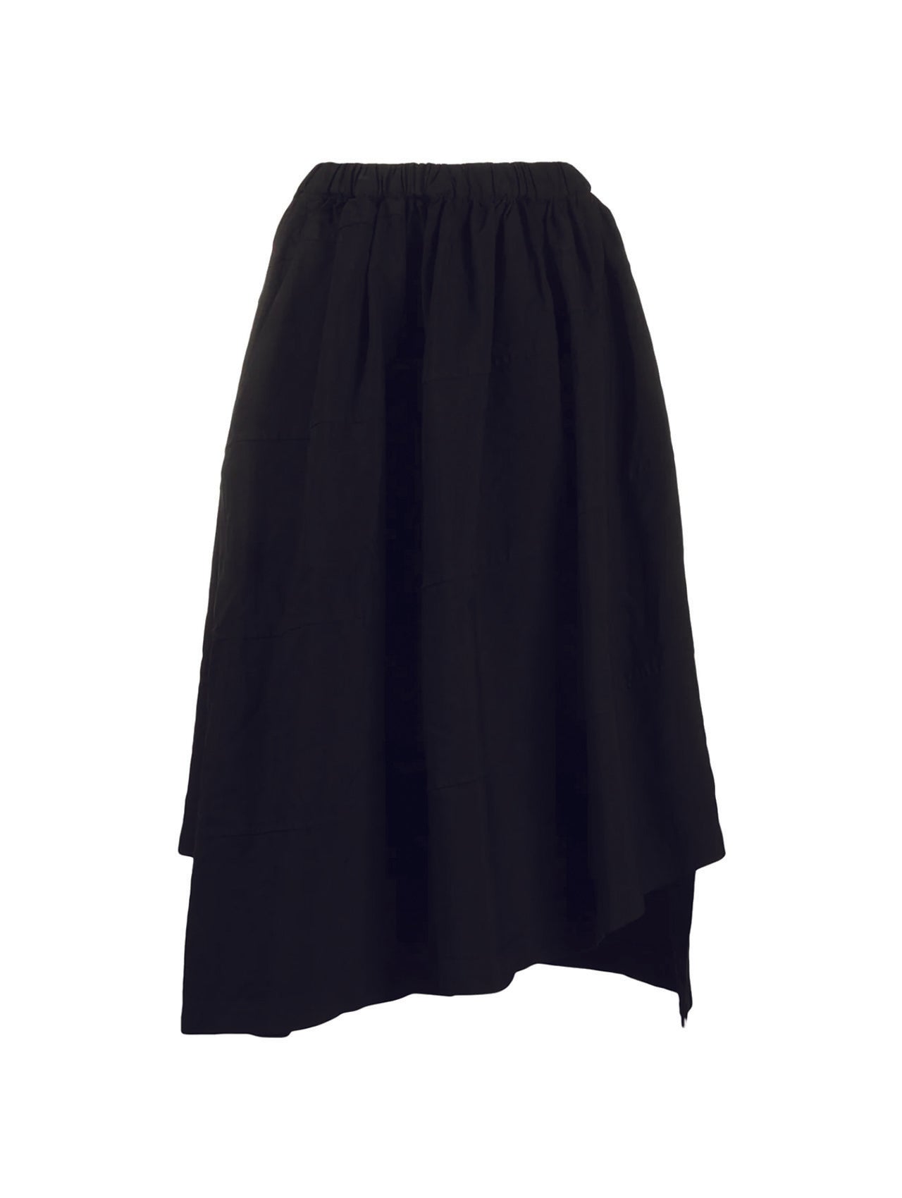 CDG CDG Black Asymmetric Skirt