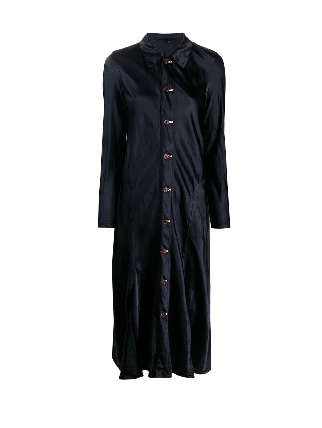 CDG CDG Button Down Satin Dress