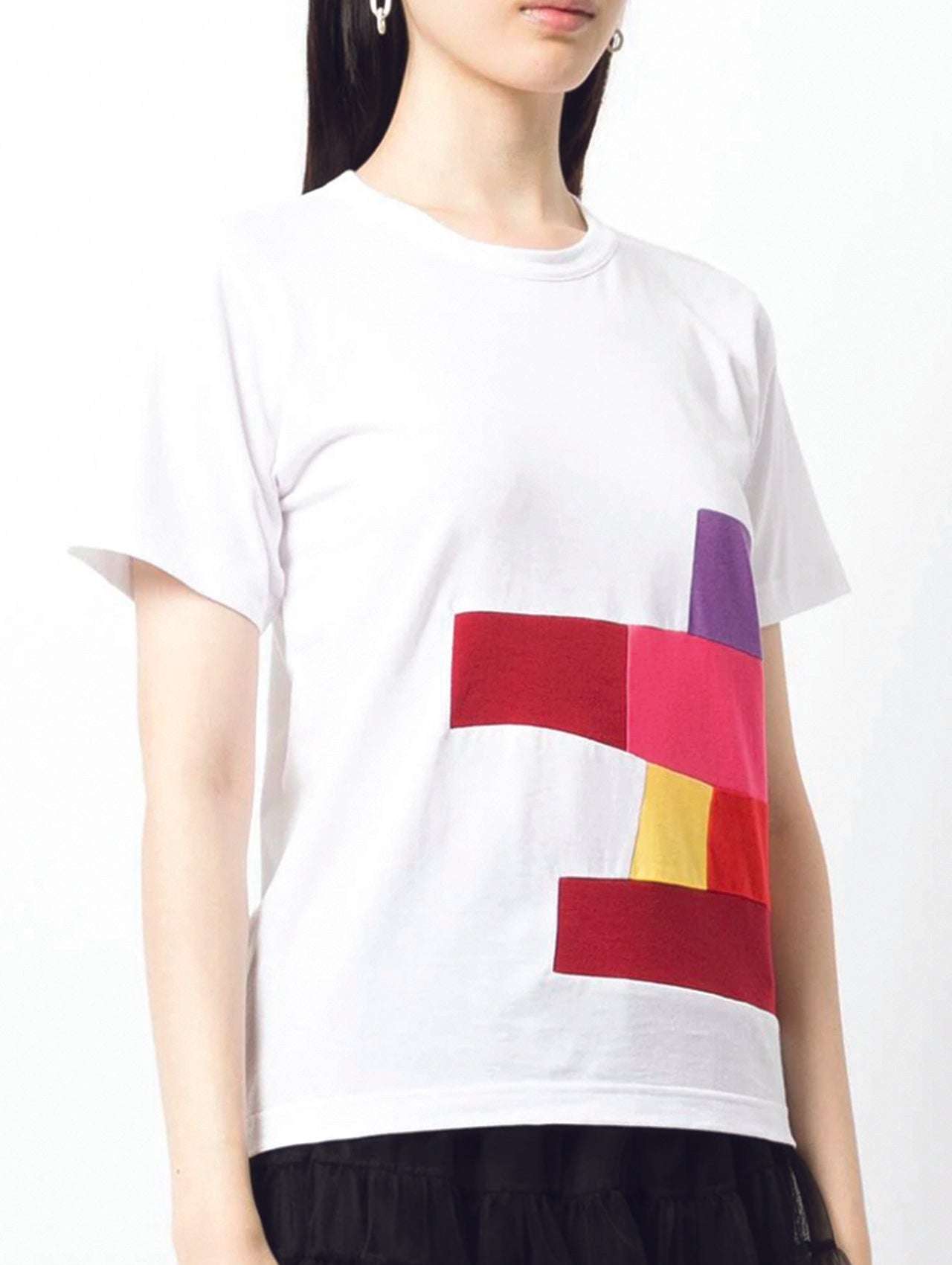 CDG CDG Colour Block Tee Shirt