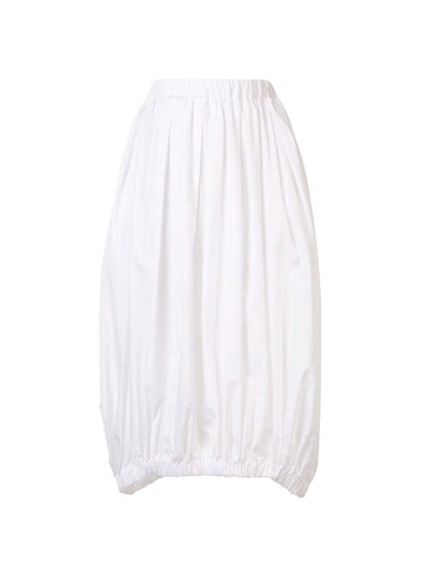 CDG CDG White Pleated Skirt