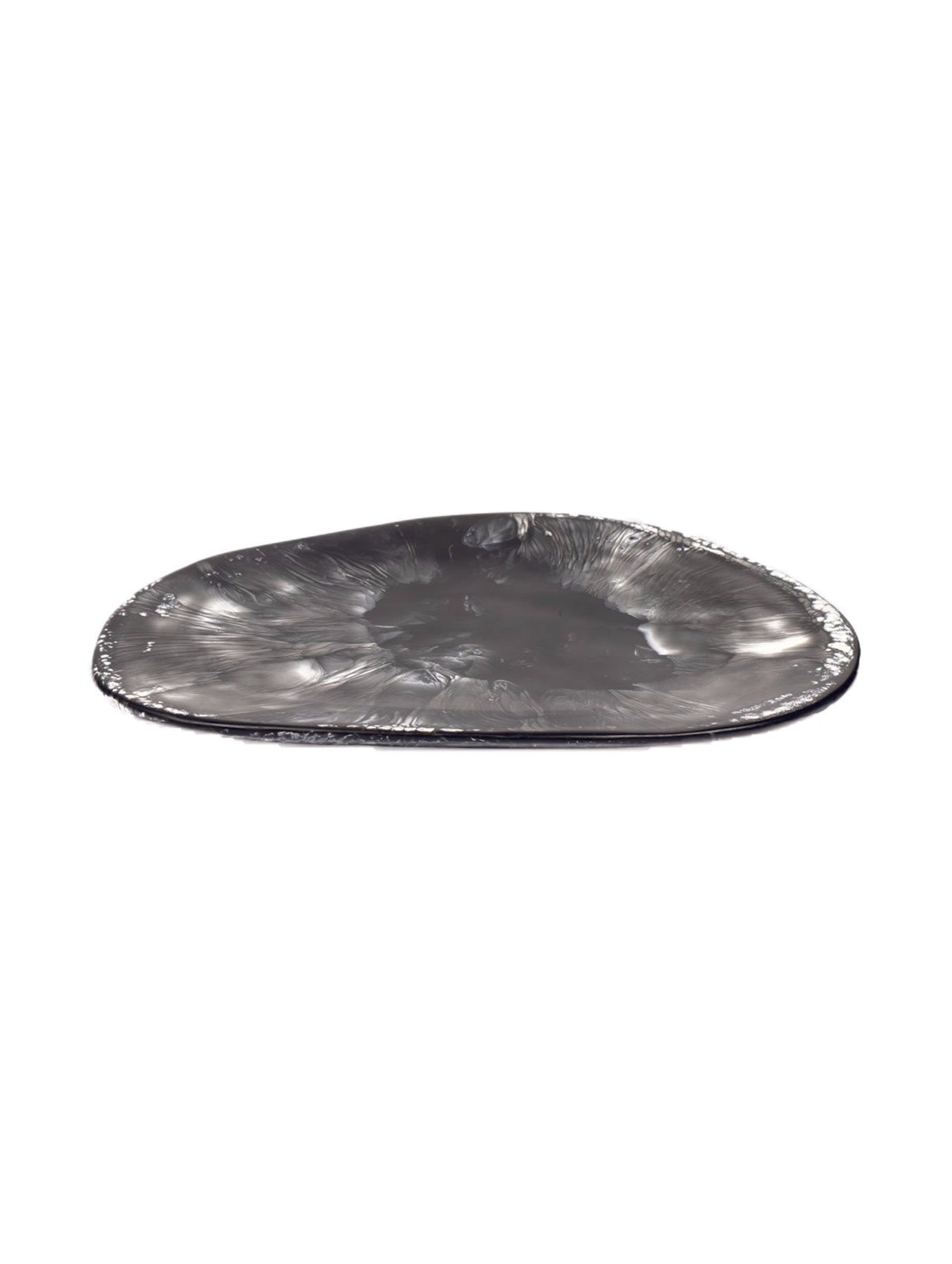 Dinosaur Designs Black Marble Long Temple Platter