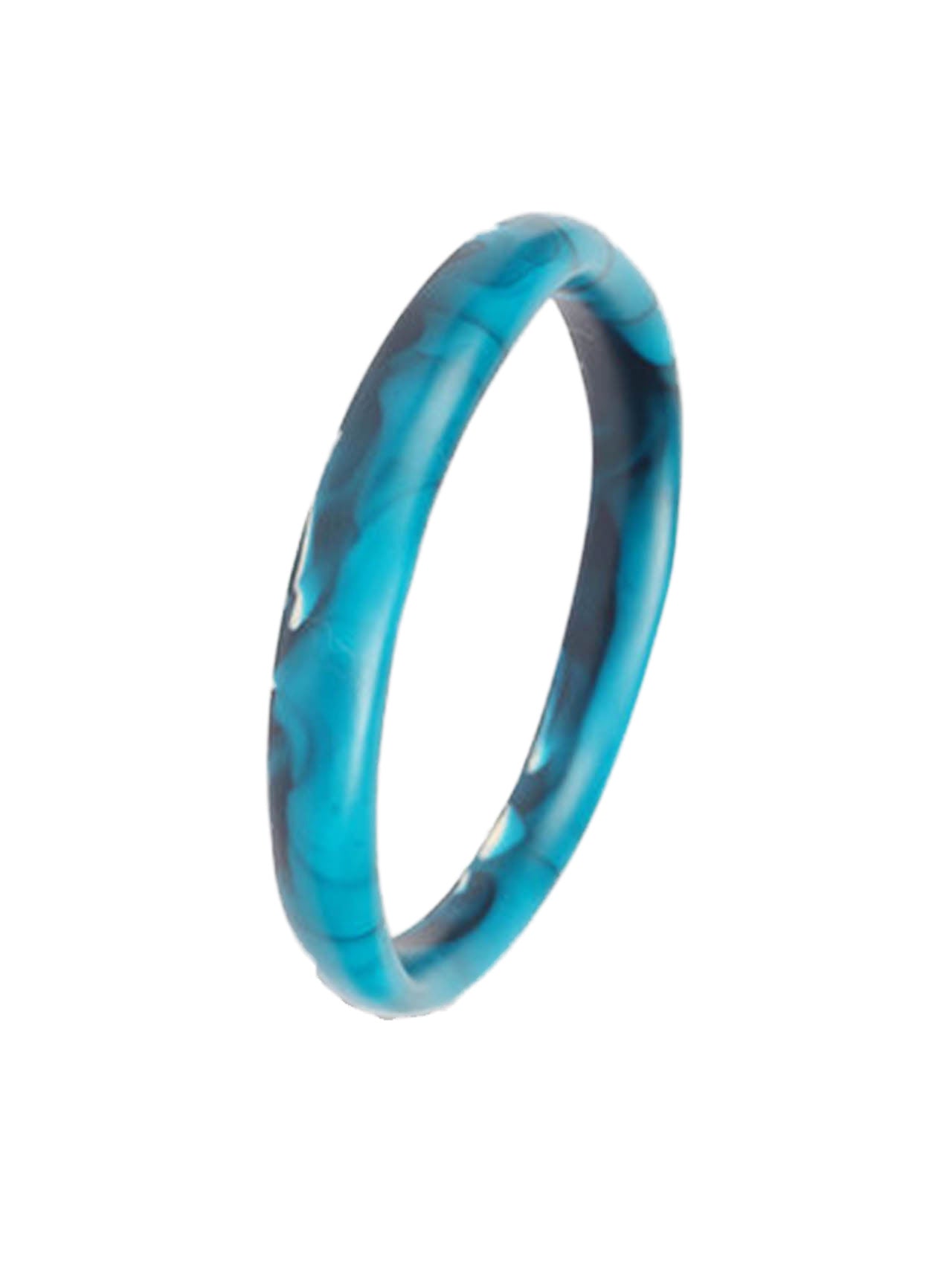 Dinosaur Designs Moody Blue Wishbone Bangle