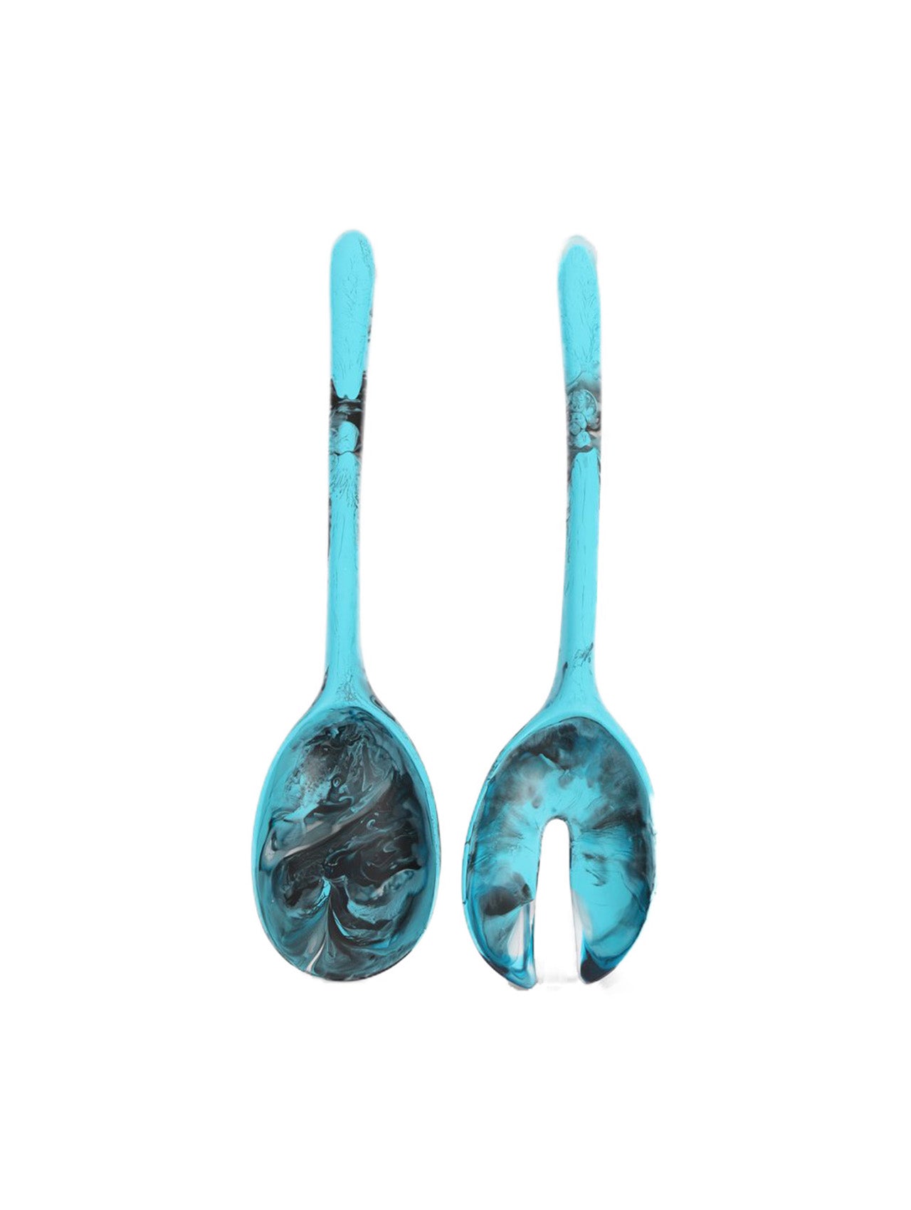 Dinosaur Designs Blue Swirl Stone Servers