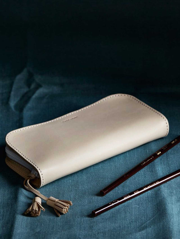Hender Scheme Natural Leather Pencil Case