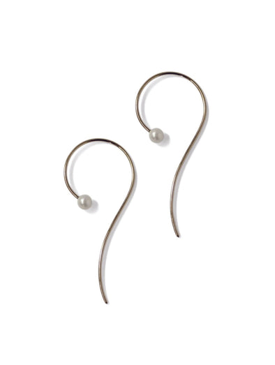 Momoko Hatano Grande Pearl Hook Earrings