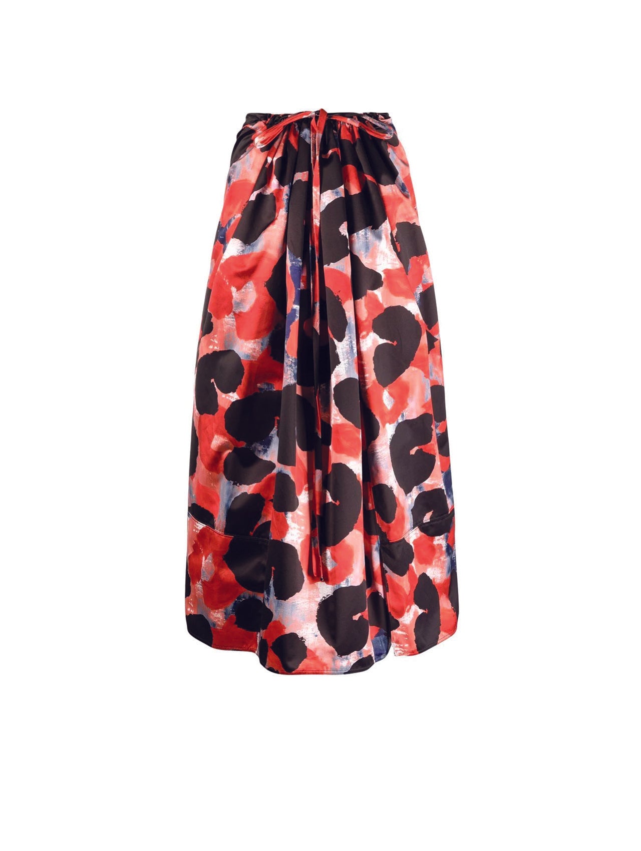 Marni Red Animalier Skirt