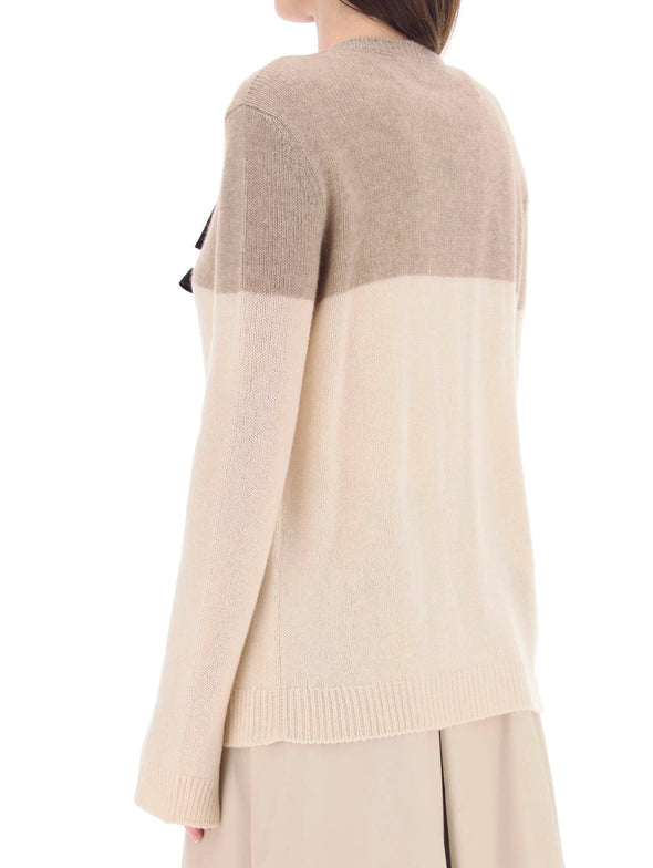 Marni Beige Bow Cardigan