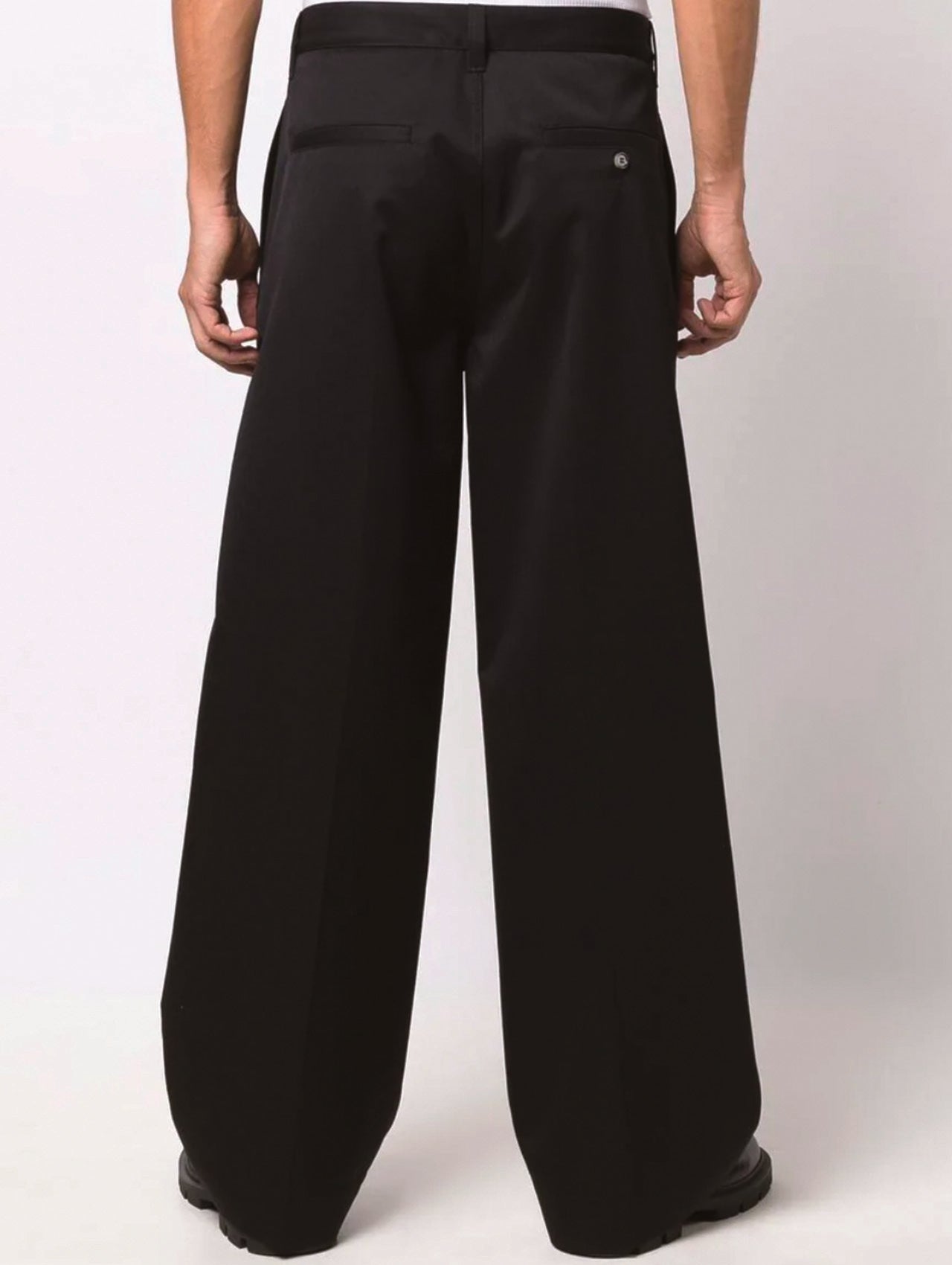 MARNI 09SS ARCHIVE BLACK STRIPE SLACKS MARNI 09SS ARCHIVE BLACK STRIPE SLACKS