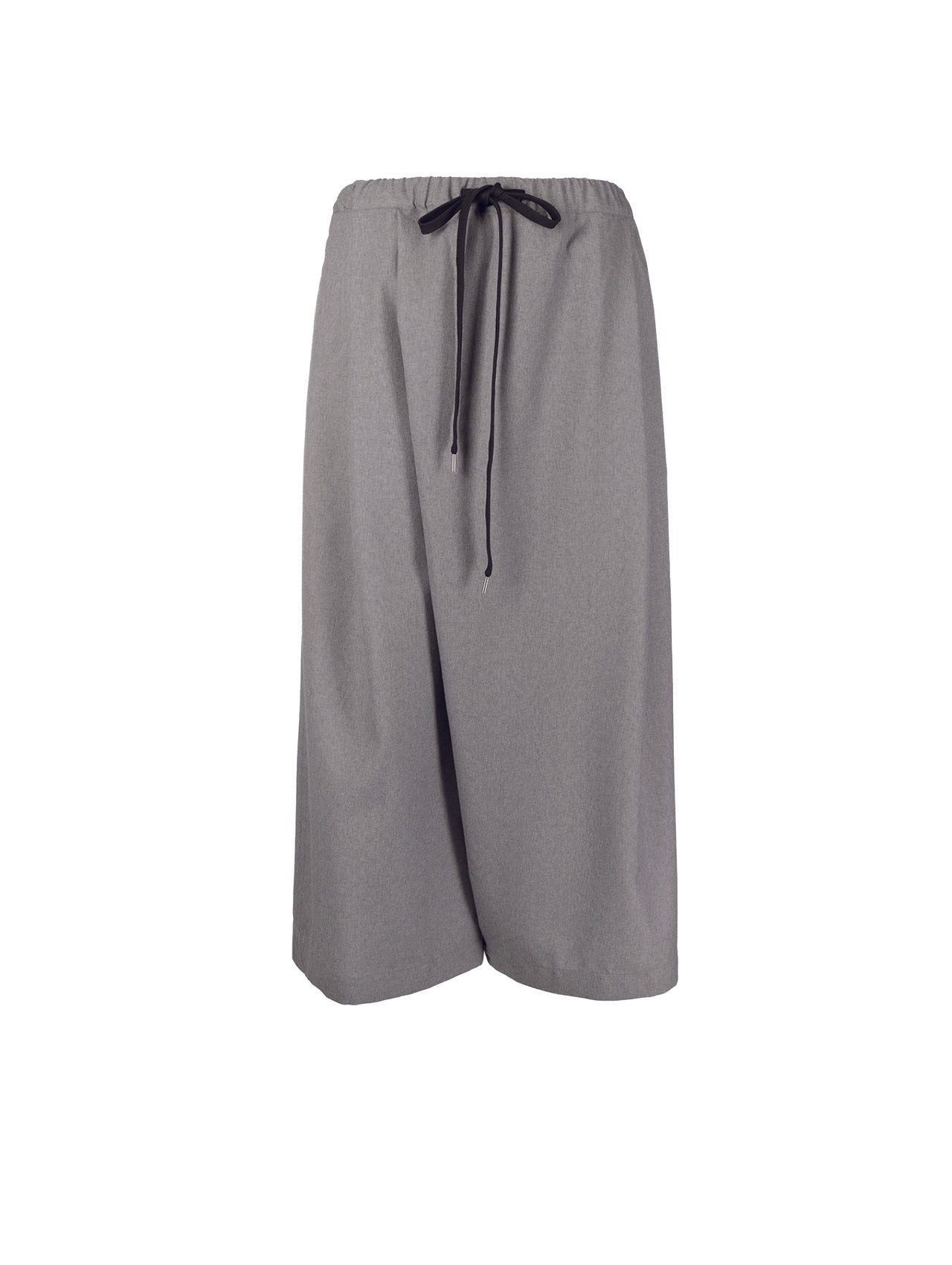 Marni Grey Wide Leg Wrap Trousers
