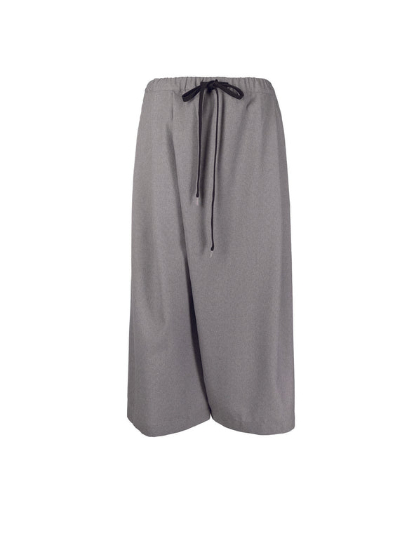 Marni Grey Wide Leg Wrap Trousers