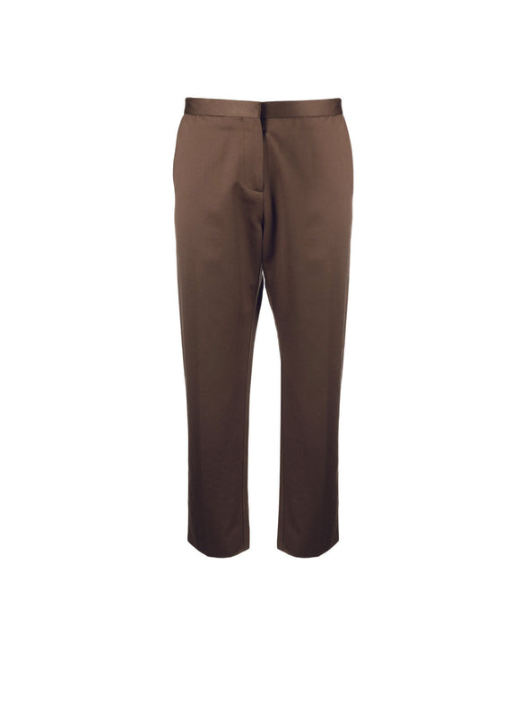 Marni Brown Cropped Trousers