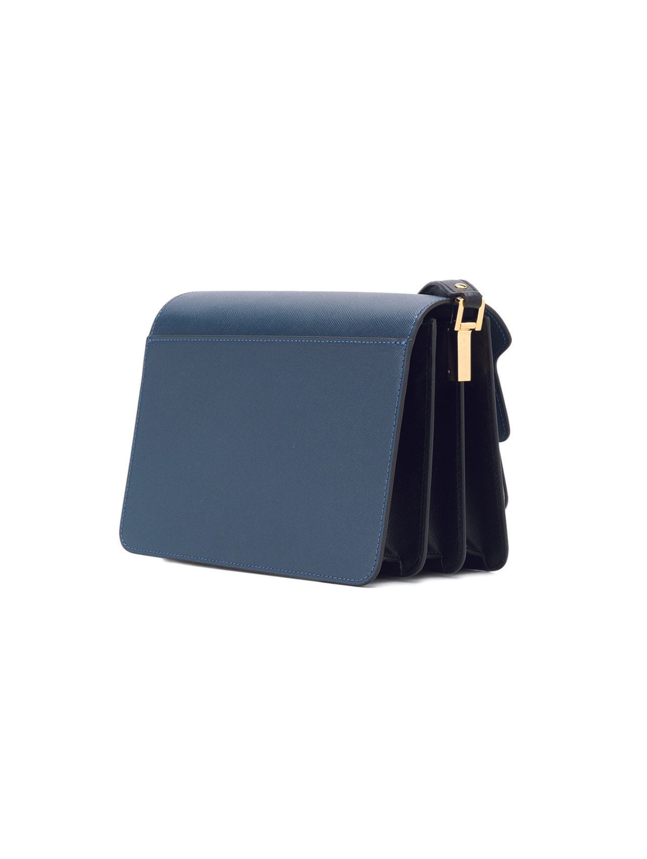 Marni Blue & White Medium Trunk Bag