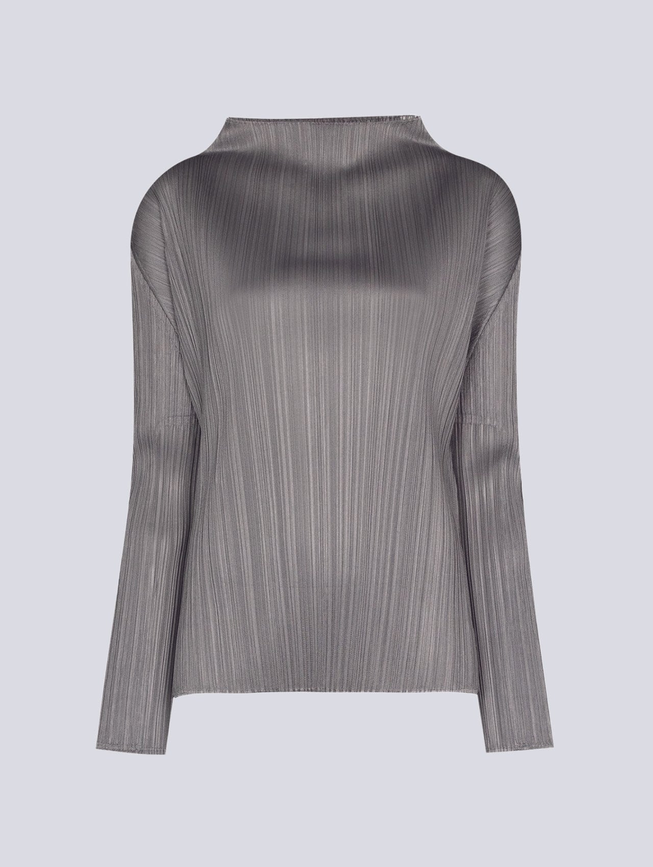 Pleats Please Issey Miyake Gray Monthly Colors December Long Sleeve T-Shirt  - ShopStyle