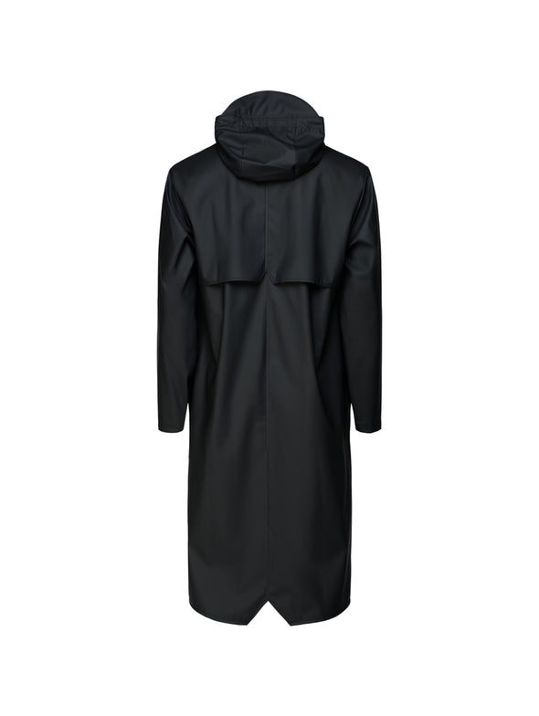 Rains Black Long Jacket
