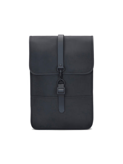 Rains Black Backpack Mini