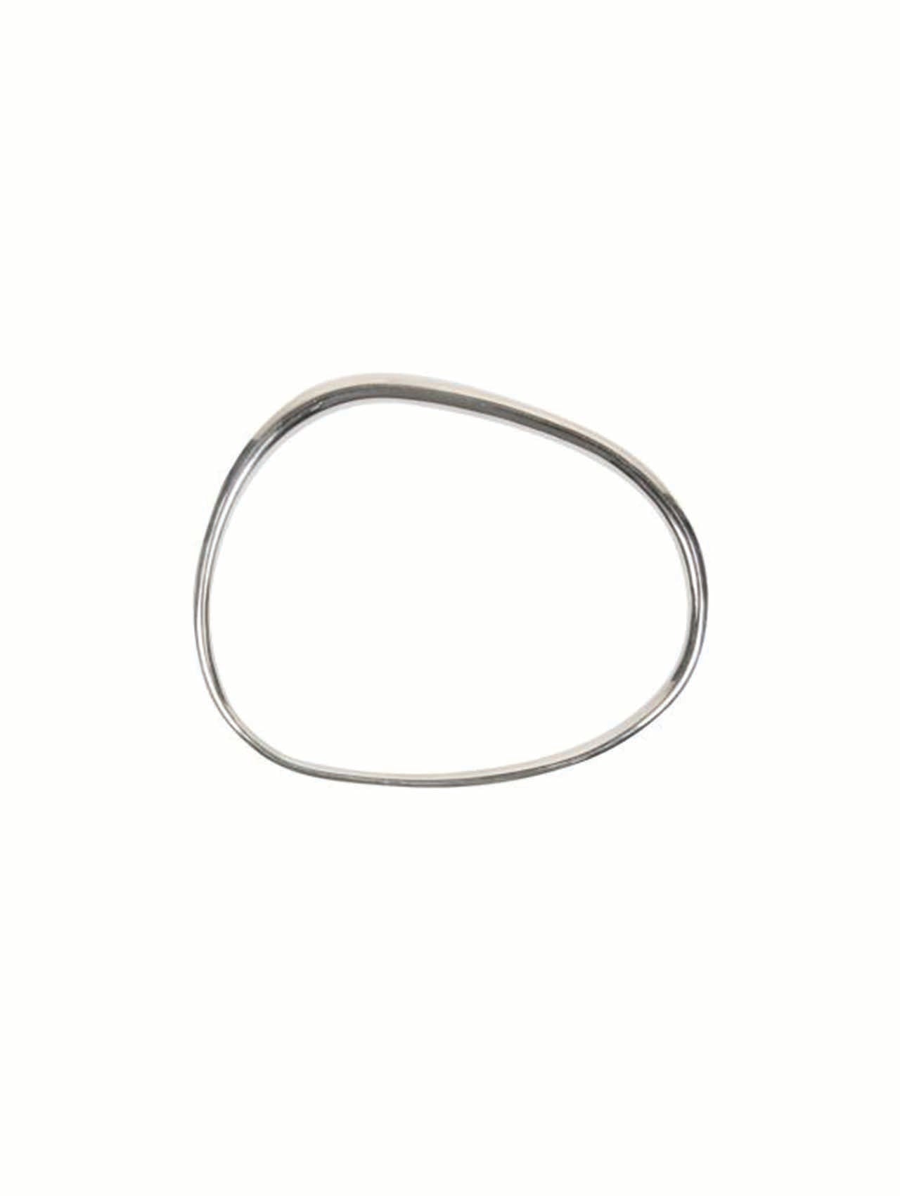 Dinosaur Designs Silver Pebble Bangle