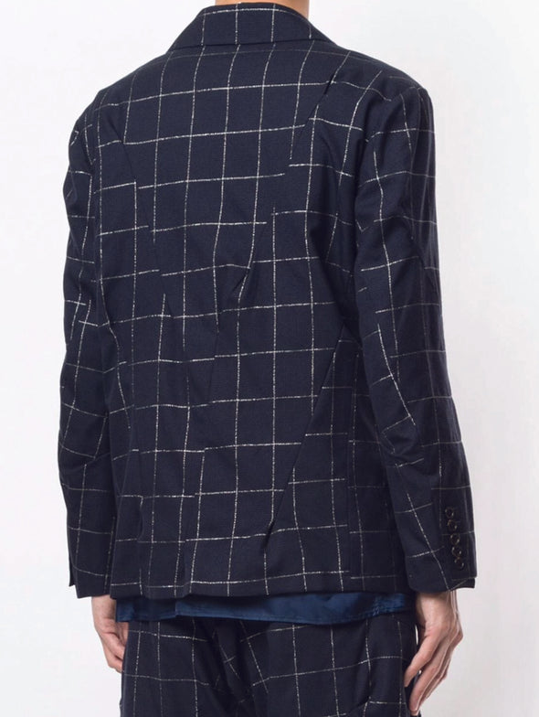 Sulvam Navy Darts Jacket