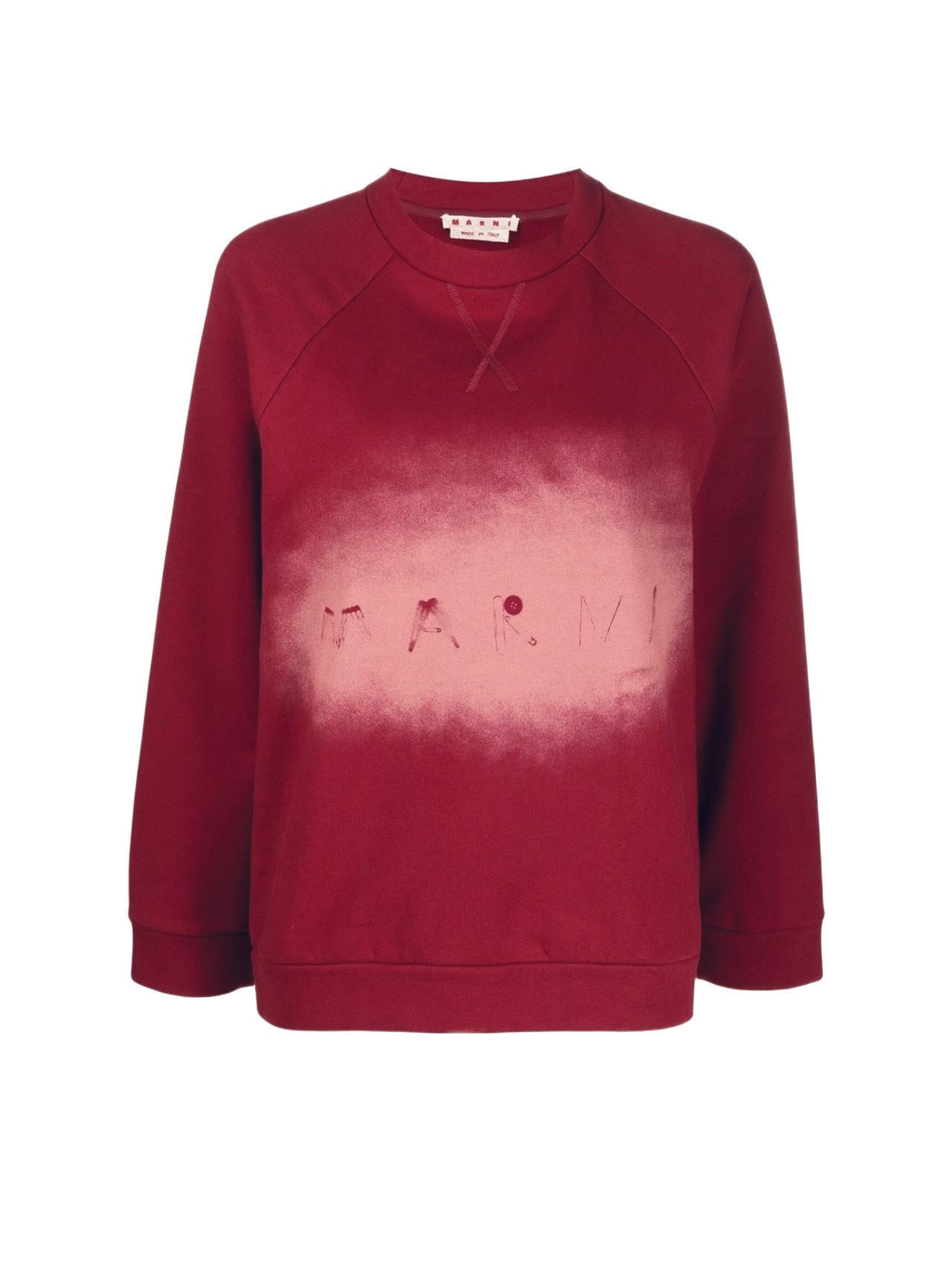 Marni Red Splatter Sweatshirt