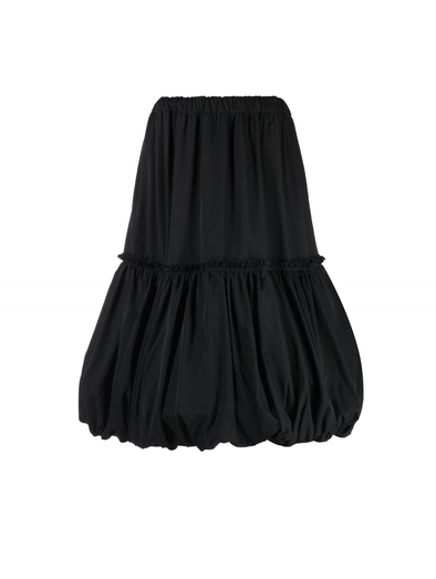 CDG CDG Black Gathered Balloon Skirt