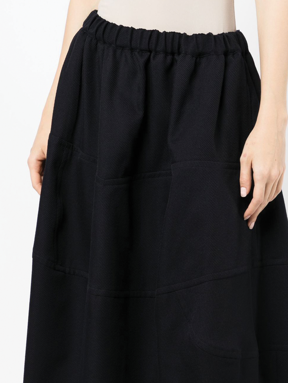 CDG CDG Navy Balloon Skirt