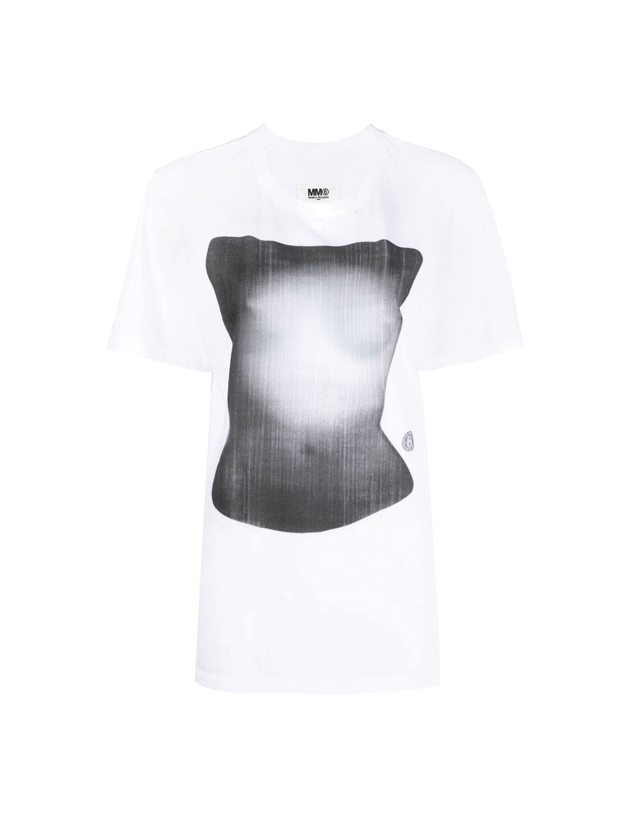 MM6 White Graphic T-shirt