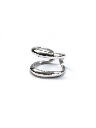 Momoko Hatano Silver Entwine Ring